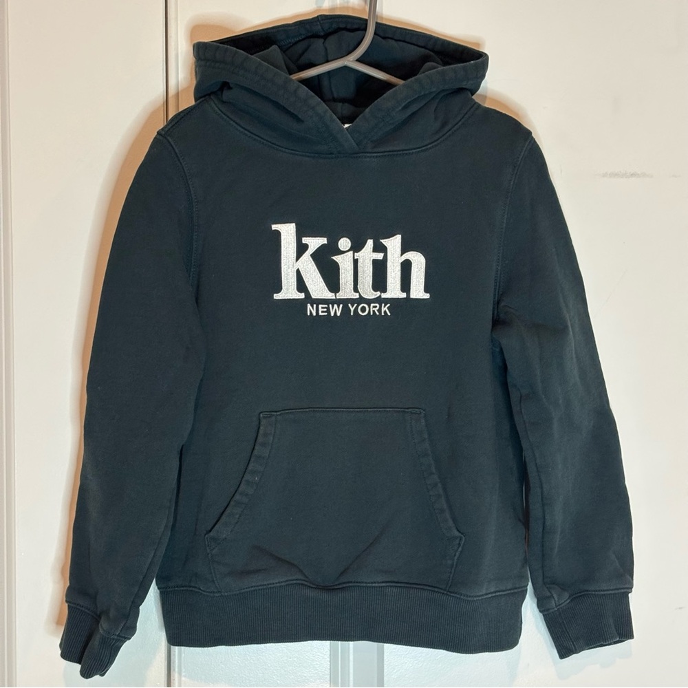 Kith Nelson Hoodie Embroidered Sweatshirt Dark Green 7